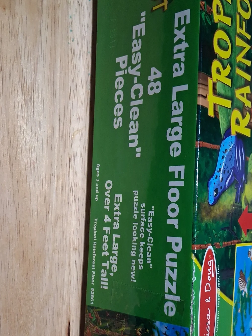 Melissa & Doug Tropical Rainforest Floor Puzzle - Green and Yellow